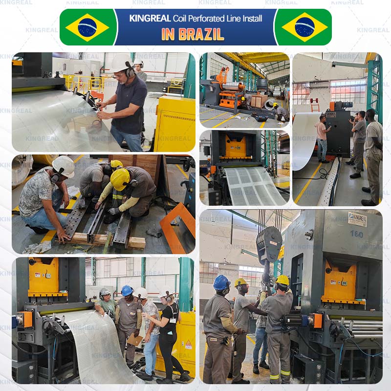 KINGREAL Installation Case: Coil Perforeringslinje i Brasilien