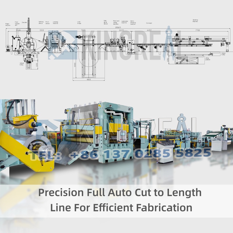 Præcision fuld automatisk skåret i længden linje for effektiv fremstilling