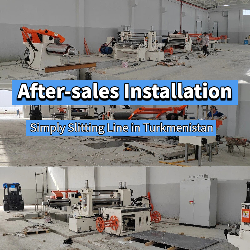 Eftersalgsinstallation: Simply Slitting Line i Turkmenistan