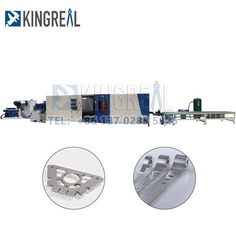 Automatisk Coil Fed Laser Cutting Production Line