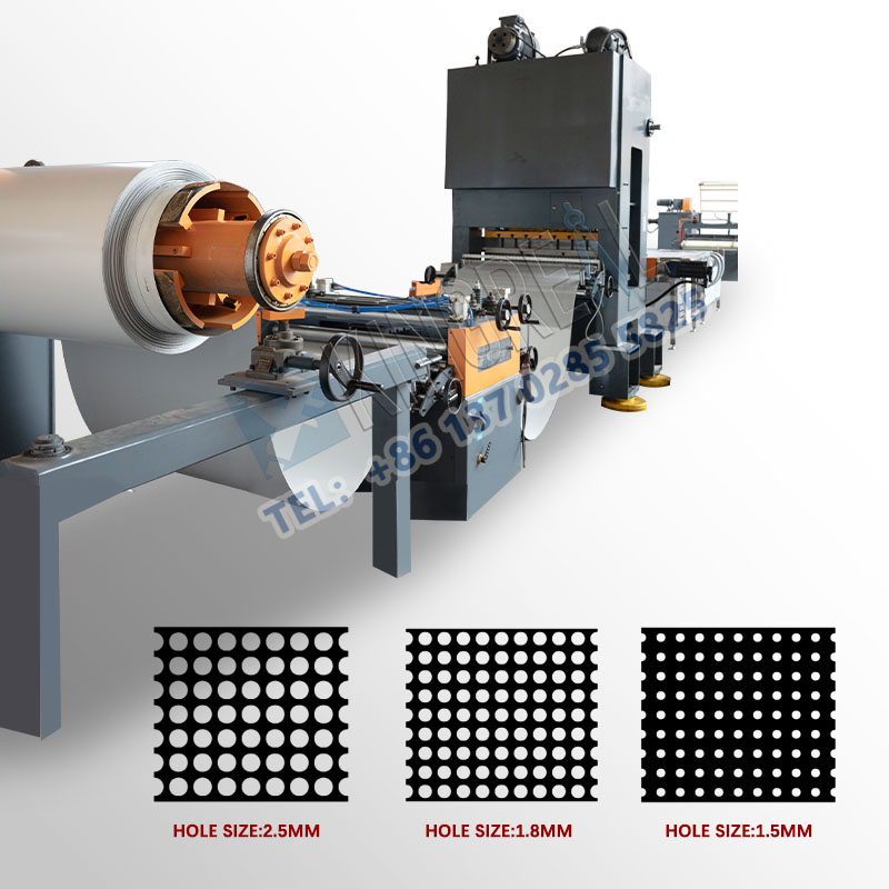 Komplet Coil Punching Blanking Line-løsning