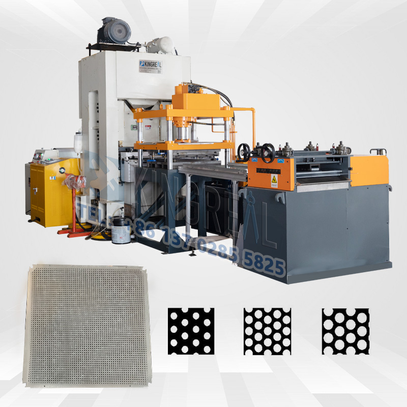 Fuldautomatisk perforeret metal produktionslinje