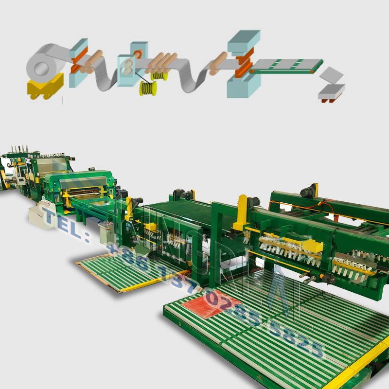 Høj præcision skåret i længden produktionslinje