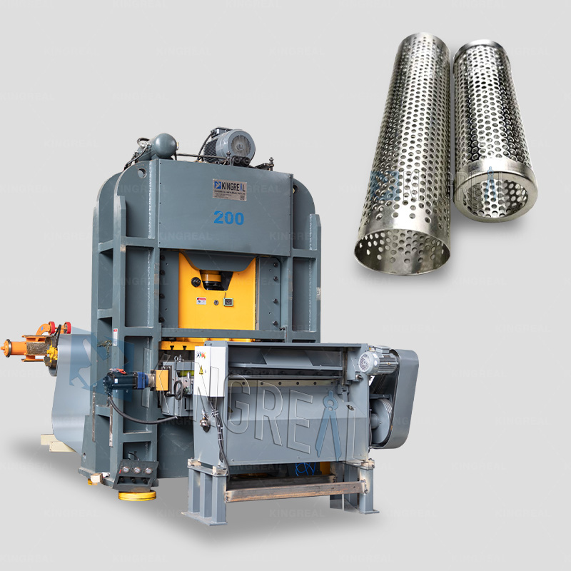 Metal Filter Perforeret Making Machine